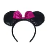 Accesorios para el cabello de anime clásicos diadema de lentejuelas con lazo diadema de orejas dulces de dibujos animados europeos y americanos fabricantes de diademas al por mayor