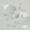 Novos Pedras de Strass para Nail Art K9 Mocha Paleta de Cores Macaron Cores Claras Pedras de Açúcar Longas de Ângulo Reto Super Brilhantes Decorações para Unhas Atacado