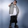 Ropa Moderna para Niños de Street Dance Estilo Hip-Hop Traje Genial y Atractivo Ropa de Hip-Hop para Actuación Infantil Pantalones Cortos de Verano para Niños y Niñas