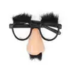 Gafas Divertidas, Nariz Falsa, Disfraz de Payaso para Actuación de Halloween, Nariz Grande, Cejas, Accesorios de Broma, Nariz Divertida
