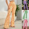 Estación Independiente Amazon Europa y América Transfronterizo Citas Diarias Pantalones de Casa Estampados Pantalones Casuales Pantalones de Campana