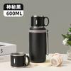 Taza Termo Personalizada de Acero Inoxidable 316 de Alta Calidad, Taza de Té Portátil para Exteriores con Asa y Tapa, Taza de Separación de Té y Agua