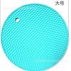 Grado Alimenticio N03 Caramelo Espesado Individual de Silicona Aislante Panal Tapete Salvamanteles Resistente al Calor Posavasos Redondo Panal Individual de Silicona