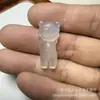 Novo Pingente de Fivela da Paz Tipo Gelo Calcedônia Branca Ágata Natural Jade Cavalo Pingente Venda por Atacado Transmissão ao Vivo Item Mais Vendido