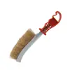 Cepillo de Alambre con Recubrimiento de Cobre Cepillo de Alambre Cuchillo Cepillo Limpieza Industrial Eliminación de Óxido Barbacoa Acero Inoxidable Cuchillo Cepillo Cocina Limpieza de Ranuras Cepillo