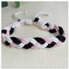 Nueva Pulsera de Muñeca Tejida a Mano de Algodón y Lino de Estilo Colorido y Refrescante, Simple y Artística, Pulsera Ajustable para Hombres y Mujeres