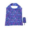 En Stock Poliéster 190t con Patrón Bolsa de Compras Plegable Bolsa Tote para Supermercado Bolsa Portátil Ecológica con Impresión de Logo