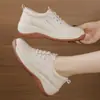 Zapatos de Mocasín para Mujer de Moda 2026 Primavera Nuevos Versátiles Suela Suave Ligeros Antideslizantes Zapatos Deportivos de Viaje