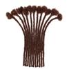 Trenzas Africanas de Crochet Trenzas Sucias Reggae Peluca de Trenzas Sucias Fábrica Ganchillo a Mano Extensión de Cabello Cabello de Persona Real Trenzas Sucias Dreadlocks