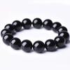 Pulsera de obsidiana natural para hombre y mujer pareja pulsera de cuentas de Buda Yaoshi negras doradas para hombre al por mayor