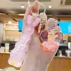 Llavero Colgante Creativo Oso de McDonald's Coche Dibujo Animado Lindo Colgante para Mochila de Estudiante Regalo de Vacaciones Venta al por Mayor
