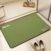 Tapete de Piso Simple de Barro Diatómico para Baño Absorbente de Agua de Secado Rápido Antideslizante Tapete de Piso para Caídas Tapete para Pies Entrada Entrada Alfombra Resistente a la Suciedad