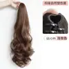 Fábrica atacado de comprimento médio cacheado cabelo rabo de cavalo peruca renda-up grande onda artificial cabelo baixo rabo de cavalo alta gravata rabo de cavalo geração de cabelo