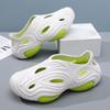 Zapatos de Agujeros para Hombre Verano para Exterior Aumento de Altura Suela Gruesa Sandalias Antideslizantes de Alto Nivel Resistentes al Desgaste y al Olor EVA Playa Punteras