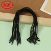 Várias Cordas de Etiqueta de Linha de Algodão para Roupas, Clips de Etiqueta com Cabeça de Bala para Bolsas, Sapatos e Chapéus, Fixadores de Etiqueta de Linha Encerada, Atacado do Fabricante