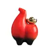 Novo Estilo Chinês Cerâmica Imediatamente Rico Retro Cavalo Tang Ornamentos Cavalo Vermelho Cavalo Preto Sala de Estar Entrada Decoração Artesanato Atacado