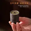 Soporte de tapa de moneda de cobre cerámico para tetera de arcilla púrpura, Accesorio para juego de té Kung Fu, Tapa de tetera tazón mascota de té adorno, Reposatapas de té, Estante pequeño