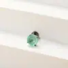Pendientes de Aleación de Titanio G23 Shijiahuazi Pendientes Mocha Dientes de Tornillo Perforación de Oreja Joyería para Labios Venta al por Mayor