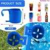 Temu shein Porta-copos para Piscina Transfronteiriço Rack de Armazenamento para Piscina Porta-copos Porta-copo de Bebida para Cerveja