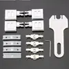 Conjunto de Três Peças para Trilho de Vidro de 5mm Armário de Exposição com Porta de Correr Armário Estante de Livros etc. Trilho Deslizante Porta Deslizante Porta de Empurrar-Puxar Acessórios