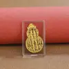 Gato da Fortuna Princesa Dourada Prata Pura Adesivo de Celular Dourado para Riqueza e Prosperidade, Edição para Transmissão ao Vivo Atacado