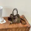 Elegante bolso cubo para mujer, nuevo estilo coreano 2026, bolso de hombro minimalista y moderno, bolso cruzado de nicho para mujer