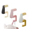 Gancho de Oficina Almacenamiento Debajo de la Mesa Resistente al Desgaste Sin Marcas Gancho Lateral de Mesa Dibujo Animado Sin Perforaciones Desmontable Gancho para Mochila Escolar