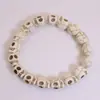 Pulseira Halloween Europeia e Americana de Argila Macia Abóbora Fantasma Pulseira Fofa Engraçada Crânio Aranha Pulseira com Design Exagerado