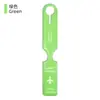 Etiqueta de Equipaje de Cuero PVC Lacado Spot Transfronterizo con Logotipo Serigrafiado y Firma Papel Cuero Etiqueta de Maleta Tarjeta de Embarque