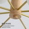 Lámpara de araña de algodón para sala de estar estilo japonés estilo tronco de crema color caqui creativa moderna minimalista para comedor dormitorio principal habitaciones lámparas