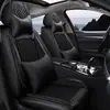 Cojín para Asiento de Coche en Stock, Asiento Individual/Doble de Cuero, Universal para Todas las Estaciones, Cinco Plazas, Cojín Transpirable de Seda de Hielo para Asiento de Coche
