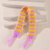 En Stock Bufanda de punto mini hecha a mano DIY accesorios para muñecas juguetes decoración de Navidad bufanda pequeña para dedos venta al por mayor