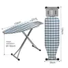 Tabla de Planchar Grande para Uso Doméstico, Tabla Plegable para Planchar con Soporte, Mesa para Planchar Ropa, Taburete de Planchar, Tabla de Planchar Profesional de Gama Alta