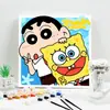 Pintura al Óleo Digital Educativa de Dibujos Animados para Niños DIY Pintada a Mano Colorear Graffiti Saludable y Ecológica Tamaño Pequeño Venta al por Mayor de Fábrica