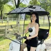 Toldo para Vehículo Eléctrico, Cubierta a Prueba de Viento, Lluvia y Sol para Motocicleta Eléctrica, Toldo Retráctil, Plegable, Modelo Nuevo
