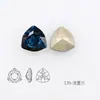 Cristales Dongzhou Triangulares 7mm Coloridos con Base Puntiaguda para Uñas Rhinestones Pequeña Cabeza de Tigre Forma Triangular Rhinestones Accesorios para Uñas DIY