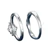 Anillo de Aobao Creativo de Encaje de Diamante de Seis Garras Incrustado Anillo de Zirconia Caliente Caliente de Amazon Transfronterizo