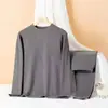 Conjunto de Ropa Interior Térmica para Hombre con Autocalentamiento, Talla Grande de Invierno, Mallas Largas Anticongelante para Abrigo