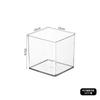 Tamaño pequeño Transparente Cuadrado Acrílico Cilindro Cuadrado Maceta Caja de Flores Maceta para Suculentas Arreglo Floral Cilindro Cuadrado Caja de Empaque para Ramo de Flores Frescas