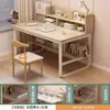Escritorio para computadora de escritorio Mesa de estudio para el hogar Escritorio simple para escribir Mesa de escritura para dormitorio Estación de trabajo rectangular Escritorio de oficina moderno