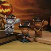 Halloween Transfronterizo Nuevo Lindo y Lindo Vaca de las Tierras Altas Regalos para el Hogar Atmósfera Navideña Adornos Decorativos de Resina