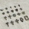 Acessórios de nail art em formato de cruz, populares online, estilo punk retrô, únicos, doces e descolados, estilo escuro, acessórios de unha usáveis
