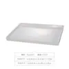 Bandeja Rectangular Plástico melamina Habitación de Hotel Vaso de Agua Bandeja de Té Japonesa Almacenamiento Exhibición Bandeja Restaurante Comercial