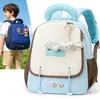 Bolsa Infantil de Dibujos Animados Linda, Nueva Mochila Kuromi de Bloques de Color, Ligera y Versátil Bolsa Escolar de Jardín de Infancia para Niños y Niñas