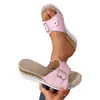 Zapatillas Planas de Verano 2026 para Mujer, Usables en Todas las Estaciones, que Aumentan la Altura, con Punta Dividida, Punta Cerrada, Hebilla y Suela de Goma con Cuerda de Cáñamo Trenzada