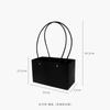 Bolsa de mano impermeable de PVC para empaquetar flores del Festival Qingming para salidas, barrido de tumbas, memorial de tumbas, bolsa para arreglo floral de crisantemos