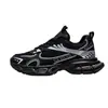 Zapatos de papá de malla gruesa con bloques de color para hombre, transpirables y antideslizantes para correr, zapatillas deportivas casuales de moda para el día a día