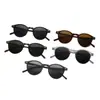 Gafas de Sol Redondas Pequeñas Estilo Celebridad de Internet para Hombres y Mujeres, Anti-UV, Protección Solar, Gafas de Moda para Exteriores para Conducir