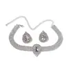 Collar de Lujo Europeo y Americano de Múltiples Capas con Pedrería Geométrica, Aretes, Collar de Cristal Colorido Grande con Gota de Agua, Collar de Moda Exagerado