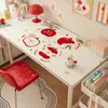 Tapete de mesa para estudante, toalha de mesa, pad de mesa estilo ins, mesa de escritório, tapete protetor de computador, tapete de mesa à prova d'água para quarto de estudo